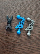 Lego klocki, elementy mix 90622 black Technic i 32173 z lat 90