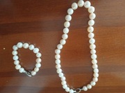 Naszyjnik I bransoleta - perły.