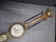 Duzy zegar z termometrem i barometrem