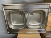 ZLEW NAKŁADANY 80x60 cm. NIERDZEWKA !!! NOWE!!!