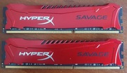 RAM HyperX Savage DDR3 16GB (2x8GB) 1600MHz CL9 Idealny Stan