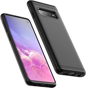 Etui Odporny na Wstrząsy dla Samsung Galaxy S10 (Czarny)