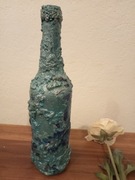 Uroczy flakonik ,ręczne zdobienie