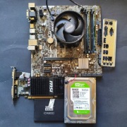 ASUS B350M-A RYZEN 5 5500 2x4GB DDR4 HDD 500GB SSD 240GB + Gratis 