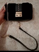 Sprzedam torebkę czarną futrzaną marki GUESS stan 