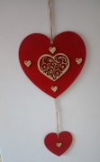 Wiszące serca walentynkowe 