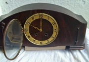 Zabytkowy drewniany zegar kominkowy, okazja 