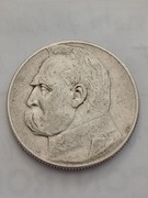 Srebrna moneta 5 zł z 1934r. Piłsudski strzelecki 