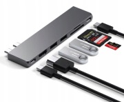 Adapter, hub,Satechi Hub do MacBook Air/Pro, USB-C / 2xUSB-A / HDMI, szary