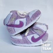 Kapcie Pluszowe Nike Jordan Violet Fioletowe Różowe - r. 35-45