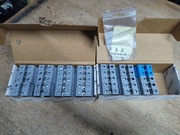 Listwy zaciskowe ABB 34 szt. plus 2 szt. mostków zaciskowych