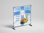 Ołtarz na Boże Ciało - dekoracja baner 1.5x1.5m wzór nr 2