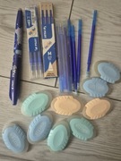 Długopis zmazywalny pilot +16 wkładów i 10 gumek 