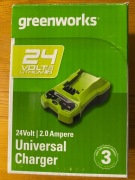 GREENWORKS 24V Ładowarka gen. II G24C
