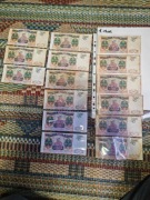 50 000 rubli 1993 – 15 szt. – różne serie – stan jak na zdjęciach.
