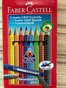 Kredki Faber-Castell Jumbo GRIP 8+1+1