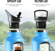 HoneyHolly Butelka do picia 1 l fioletowo różowy