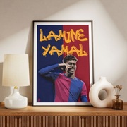 Lamine Yamal - plakat A3 - Fc Barcelona