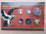 USA zestaw 2013 Indian Tribe Mesa Grande; proof set; 6 monet