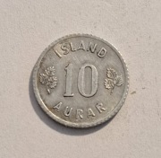152. Moneta Islandia 10 aurar 1970 rok 