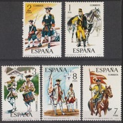 HISZPANIA - WOJSKO ŻOŁNIERZE - CZYSTE **