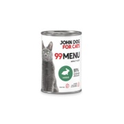 Karma John Dog dla kota królik 400 g