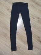 DEVOLD męskie getry granatowe 100% wełna merino _ XL