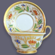 Filiżanka Paryż Vieux Paris  1850 Biedermeier