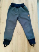 Spodnie softshell chłopięce Mammamia | Rozmiar 116 | Na polarze