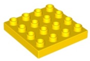 LEGO duplo płytka budowlana 4x4 żółta