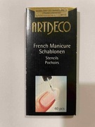 ARTDECO SZABLONY DO MANICURE FRANCUSKIEGO 40PCS
