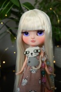 REZERWACJA Lalka Blythe icy doll custom ooak 