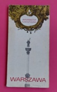 Warszawa Informator turystyczny Olgierd Budrewicz PRL ANTYKWARIAT