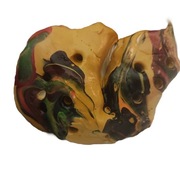 Autorska rzeźba ceramiczna: "Domeczek", z cert. aut. i sygnaturą 