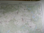 Mapa topograficzna 1:50 000 N-33-127-D Łagów 
