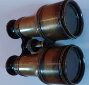 lornetka stara antyk mosiądz