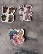 naklejki winylowe gorillaz
