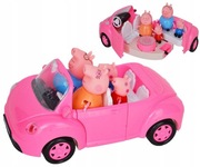 ŚWINA PEPPA DUŻY ROZKŁADANY SAMOCHÓD FIGURKI