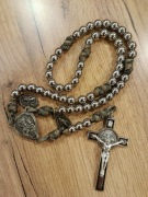 Różaniec paracord, stal nierdzewna 10mm M.B. Częstochowska w koronie