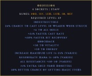 Diablo 2 ROTW obsession Archon Staff Najnowszy S13 LADDER Rankingowa