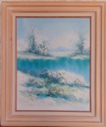 olej/płótno, Przedwioś. w górach,40x50, 65x55cm.