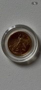 Złota moneta 1/10 opcji Orzeł Amerykański 2001 rok