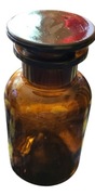 LABORATORYJNA BUTELKA NA ODCZYNNIKI SZEROKA SZYJA 250 ml ORANŻ