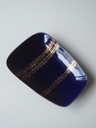 Patera kobaltowa ze zloceniami, stara, Niemcy