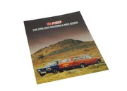 KOLEKCJONERSKI PROSPEKT FSO FIAT 125p 1300/1500 SALOONS J.ANGIELSKI