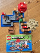 Lego 21129 minecraft grzybowa wyspa stan bdb unikat