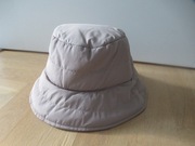 C&A bucket hat kapelusz ocieplany beżowy ocieplany