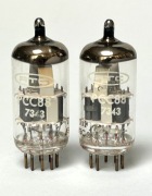 2 x NOS PCC88 Philips "Disc" getter, "A-frame", short, label RTC / ECC88