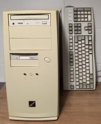 Stary PC P133 32 MB EDO 2.1GB Aopen AP57 Spitfire 2MB Win95