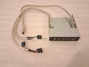 Panel przedni audio USB FireWire 3,5 cala